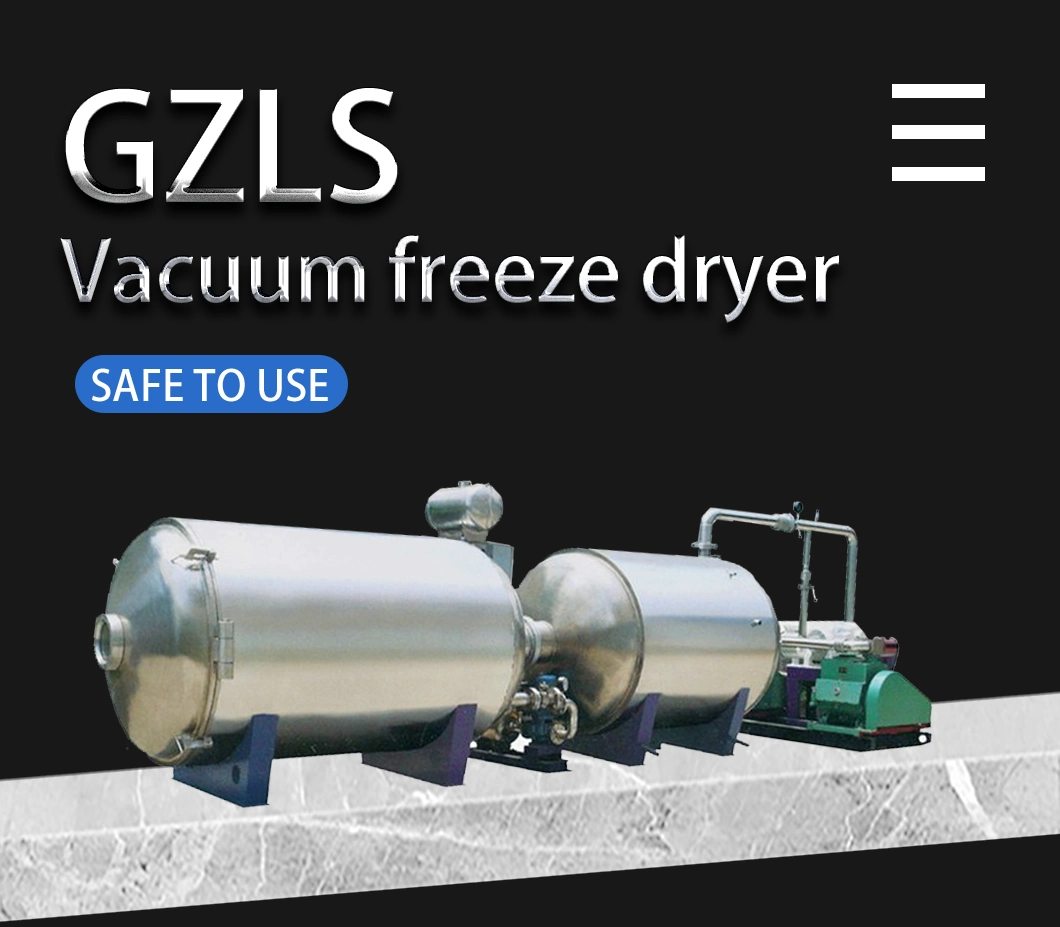 High Quality Round Vacuum Freeze Dryer for Vegetable, Fruit or Meat (GZLS)